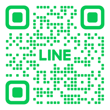 Scan QR code for LINE messenger app.