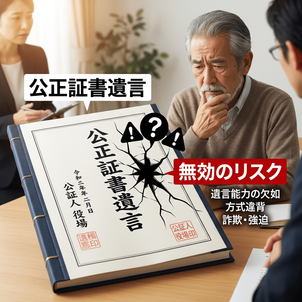 Elderly man concerned about risks in notarized will with legal advisors